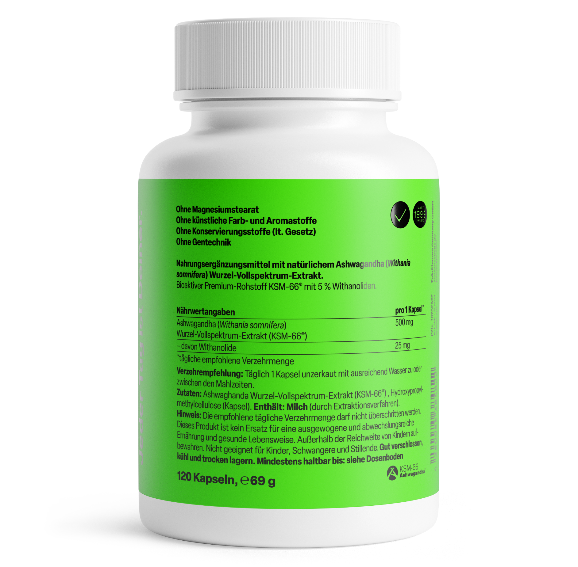 ZEINPHARMA Ašvaganda - Image 2