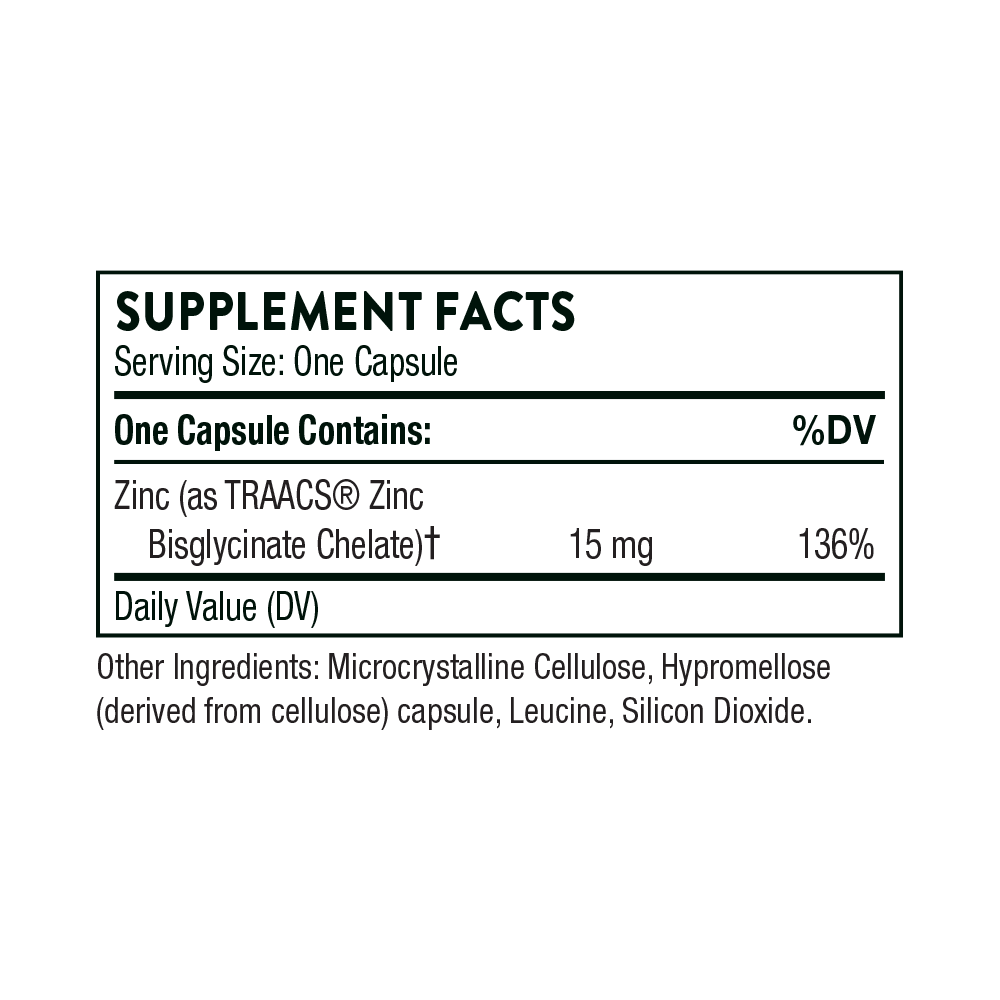 THORNE Zinc Bisglycinate - Image 4